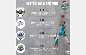 Match du week-end 16/17 Décembre 
